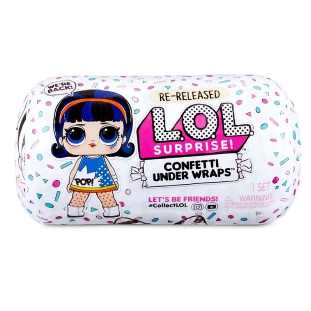 ✌🏼3/$30✌🏼Re-Released LOL Surprise! Confetti Under Wraps w/ 15 surprises